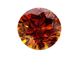 EGL Certified Natural Round Cut Loose Diamond 1.46 CT Rare Fancy Yellow Orange