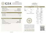 GIA Certified Oval Cut Natural Loose Diamond 0.79 Carats J Color VS1 Clarity