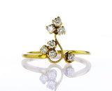 Natural Round Cut Diamond Engagement Ring 0.29 Carats G Color VS1 Clarity