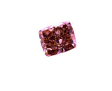 GIA Certified Natural Cushion Fancy Intense Deep Orangy Pink Diamond 0.31 Carat