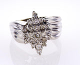 Beautiful Estate Ring 1 3/4 CTW Certified White Gold Round Brilliant Diamonds