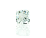 GIA Certified Natural Cushion Cut Fancy Faint Blue Green Loose Diamond 0.72CT