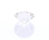 GIA Certified Natural Round Cut Loose Diamond 0.58 Ct E Color VVS2 Clarity