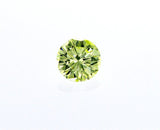 GIA Certified Natural Fancy Intense Green Yellow Round Brilliant Diamond 0.27 ct