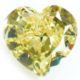 GIA Certified Natural Heart Cut Rare Fancy Yellow Loose Diamond 3.05 CT SI2