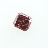 GIA Certified Natural Radiant Cut Fancy Deep Brownish Pink Diamond 0.72 Cts I1