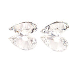 GIA Certified Natural Pear Cut Diamonds Matched Pair 1.53 CTW for Diamond Studs