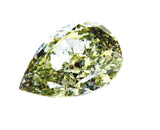 GIA Certified Rare Natural Fancy Green Pear Cut Diamond 2.37 Ct SI2 Clarity