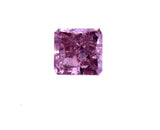 GIA Certified Natural Radiant Cut Fancy Intense Purple Pink Loose Diamond .36 Ct