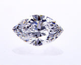 GIA Certified Marquise Cut Natural Loose Diamond 0.71 Carat D Color SI1 Clarity