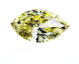 Natural Marquise Cut Loose Diamond 1.51 Carats Fancy Yellow Color SI1 Clarity