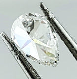 GIA Certified Natural Pear Cut Loose Diamond 0.71 Carats D Color SI1 Clarity