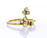 Natural Round Cut Diamond Engagement Ring 0.29 Carats G Color VS1 Clarity