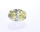 Natural Oval Cut GIA Loose Diamond GIA 3.01 Carat Light Yellow Color VS1