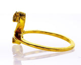 Diamond Ring Natural Round Cut 0.28 CTW F Color SI1 Clarity SIZE 6.25