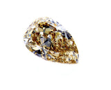 IGI Certified Rare Fancy Orangey Brown Pear Cut Loose Diamond 1.31 Carats SI1