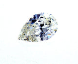 GIA Certified Pear Cut Natural Loose Diamond 0.71 Carats I Color SI1 Clarity