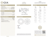 GIA Certified Natural Loose Diamond Round Cut 1.52 Carats I Color SI1 Clarity