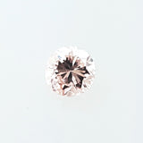 GIA Argyle Certified Natural Round Cut Fancy Orangy Pink Diamond 0.57 Carats I1