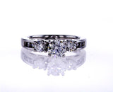 IGI Certified Natural Round Cut Gold Diamond Engagement Ring 1.24 ct I Color SI2
