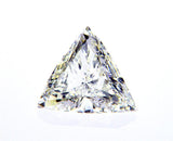 GIA Certified Trillion Cut Natural Loose Diamond 0.72 Cts H Color VS1 Clarity