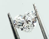 GIA Certified RARE Heart Cut Natural LOOSE DIAMOND 0.70 CT D Color VS1 Clarity