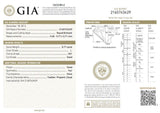 GIA Certified Natural Round Cut Loose Diamond 0.71 Ct L Color VS1 Clarity