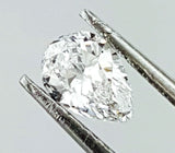 GIA Certified Natural Pear Cut Loose Diamond 0.71 Carats D Color SI1 Clarity