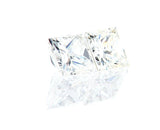 1 ct Princess Cut Diamond Stud Earrings in 14K White Gold with Screw Backs
