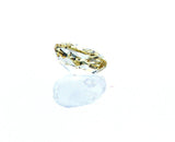 IGI Certified Natural Oval Cut Loose Diamond 1/2 CT Fancy Yellow VS2 Clarity