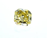 GIA Certified Natural Radiant Cut Rare Fancy Green Yellow Loose Diamond 0.60 CT