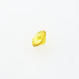 Natural Round Brilliant Loose Diamond Fancy Vivid Yellow 0.41 Carats I1 Clarity