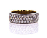 Natural Round Cut 14k White Gold Diamond Ring 1 CTW F-G Color VS Clarity