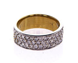 Natural Round Cut 14k White Gold Diamond Ring 1 CTW F-G Color VS Clarity