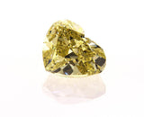 GIA Certified Natural FANCY YELLOW LOOSE DIAMOND Heart Cut Cut 3.01 Ct SI2