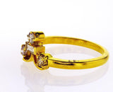 Natural Round Cut Diamond Engagement Ring 0.37 Carats G Color VS1 Clarity