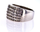 Diamond Ring Natural Round Cut 1.00 CT 14k White Gold G Color SI2 Clarity