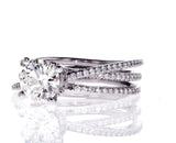 2 CTW I Color SI2 Natural Diamond Engagement Ring Round Cut Brilliant Certified