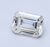 Real Diamond 1.25CT Natural Loose Emerald Cut N Color VVS2 Clarity GIA Certified