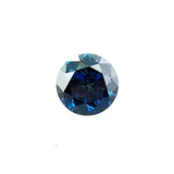 Diamond Fancy Deep Blue Color Natural Round Cut Loose 0.84 CT I1 Clarity