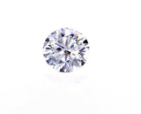 Diamond Natural Round Cut Loose Brilliant 0.50 CT F Color I1 GIA Certified