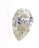 Real 1.71CT Loose Diamond K Color I1 Clarity Natural Pear Shape Cut Brilliant