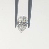 3/4 CT I Color SI2 Clarity Pear Shape Cut Natural Loose Diamond GIA Certified