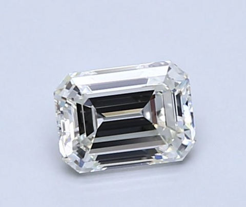 Real Diamond 1.25CT Natural Loose Emerald Cut N Color VVS2 Clarity GIA Certified