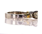 1 CT G Color I1 Clarity Natural Diamond Engagement Ring Round Cut Brilliant