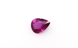 Natural Ruby Loose Stone Pear Cut 0.75 CT Transparent Red Color Certified