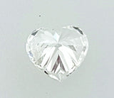Heart Cut Natural LOOSE DIAMOND 0.72 Carats H Color VVS2 Clarity GIA Certified