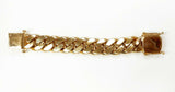 Miami Cuban Link Bracelet 475 Grams of 14K Yellow Gold+36 Carat Natural Diamonds Certified