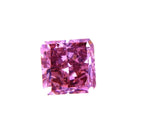 Fancy Intense Purplish Pink Loose Diamond 0.30 CT SI1 GIA Certified Radiant Cut