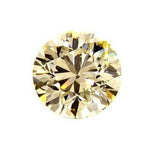 Diamond Natural Fancy Yellow Color Round Cut Loose 0.80 CT VVS2 GIA Certified